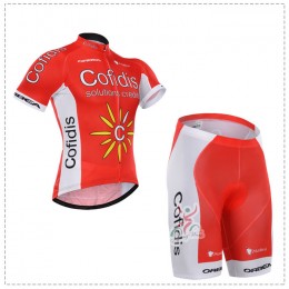2015 Cofidis Radbekleidung Radtrikot Kurzarm und Fahrradhosen Kurz Radtrikot Kaufen