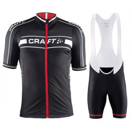 Craft Bike Grand Tour Schwarz-Rot 2015 Fahrradbekleidung Satz Fahrradtrikot Kurzarm Trikot und Kurz Trägerhose Radtrikot Kaufen