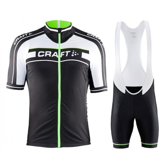 2015 Craft Bike Grand Tour Schwarz-Weiß-Grün Fahrradbekleidung Satz Fahrradtrikot Kurzarm Trikot und Kurz Trägerhose Radtrikot Kaufen 2015 Craft Bike Grand Tour Schwarz-Weiß-Grün Fahrradbekleidung Satz Fahrradtrikot Kurzarm Trikot und Kurz Trägerhose Radtrikot Kaufen