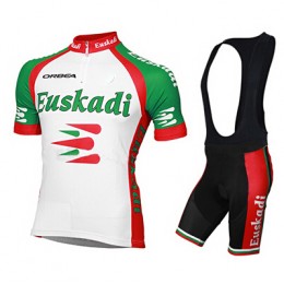 2015 Orbea Euskadi Fahrradbekleidung Satz Fahrradtrikot Kurzarm Trikot und Kurz Trägerhose schwarz Radtrikot Kaufen