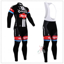 2015 Giant Fahrradbekleidung Radtrikot Satz Langarm und Lange Trägerhose Radtrikot Kaufen