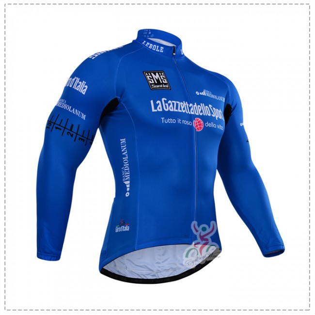 2015 Giro d'Italia Fahrradtrikot Langarm bleu Radtrikot Kaufen 2015 Giro d'Italia Fahrradtrikot Langarm bleu Radtrikot Kaufen