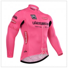 2015 Giro d'Italia Fahrradtrikot Langarm Rose Radtrikot Kaufen