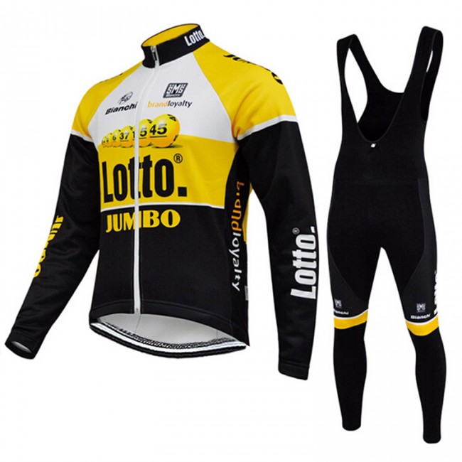 2015 Lotto Jumbo Fahrradbekleidung Radtrikot Satz Langarm und Lange Trägerhose Radtrikot Kaufen 2015 Lotto Jumbo Fahrradbekleidung Radtrikot Satz Langarm und Lange Trägerhose Radtrikot Kaufen