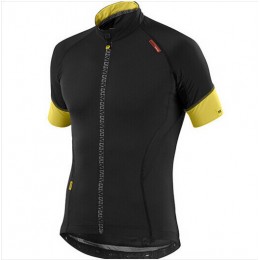 2015 MAVIC Radtrikot Kurzarm schwarz gelb Radtrikot Kaufen