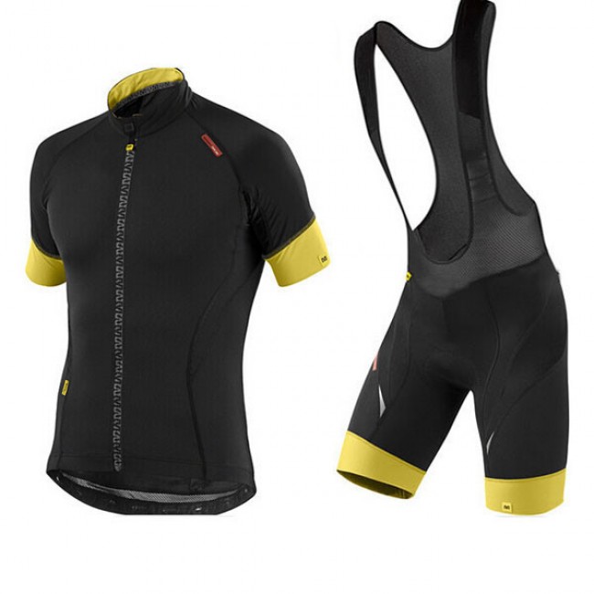 2015 MAVIC Fahrradbekleidung Satz Fahrradtrikot Kurzarm Trikot und Kurz Trägerhose schwarz gelb Radtrikot Kaufen 2015 MAVIC Fahrradbekleidung Satz Fahrradtrikot Kurzarm Trikot und Kurz Trägerhose schwarz gelb Radtrikot Kaufen