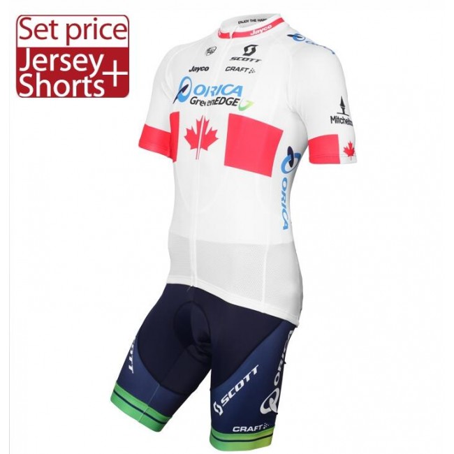 2015 ORICA GREENEDGE Canadian Champion Radbekleidung Radtrikot Kurzarm und Fahrradhosen Kurz Radtrikot Kaufen 2015 ORICA GREENEDGE Canadian Champion Radbekleidung Radtrikot Kurzarm und Fahrradhosen Kurz Radtrikot Kaufen