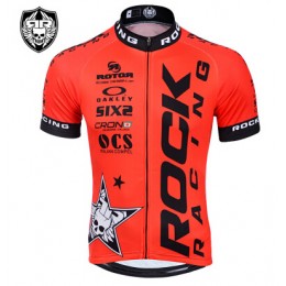 2015 Rock Racing Radtrikot Kurzarm rot Radtrikot Kaufen