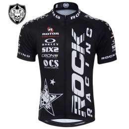 2015 Rock Racing Radtrikot Kurzarm schwarz Radtrikot Kaufen