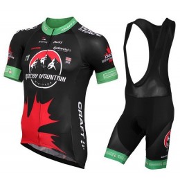 Rocky-Mountain Craft Fahrradbekleidung Satz Fahrradtrikot Kurzarm Trikot und Kurz Trägerhose schwarz Radtrikot Kaufen