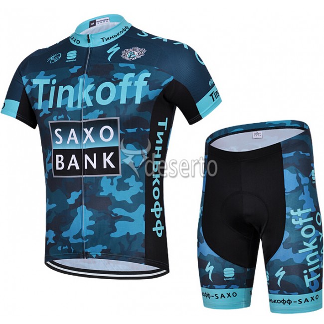 2015 Saxo Bank Tinkoff Radbekleidung Radtrikot Kurzarm und Fahrradhosen Kurz Camouflage Blau Radtrikot Kaufen 2015 Saxo Bank Tinkoff Radbekleidung Radtrikot Kurzarm und Fahrradhosen Kurz Camouflage Blau Radtrikot Kaufen