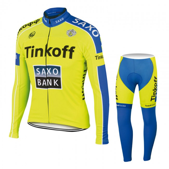 2015 Saxo Bank Tinkoff Fahrradbekleidung Radtrikot Satz Langarm und Lange Fahrradhose Radtrikot Kaufen 2015 Saxo Bank Tinkoff Fahrradbekleidung Radtrikot Satz Langarm und Lange Fahrradhose Radtrikot Kaufen