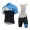 2015 Tinkoff Saxo Fahrradbekleidung Satz Fahrradtrikot Kurzarm Trikot und Kurz Trägerhose blau Radtrikot Kaufen