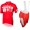 2015 Odlo Scott Swiss Rote Fahrradbekleidung Satz Fahrradtrikot Kurzarm Trikot und Kurz Trägerhose Radtrikot Kaufen