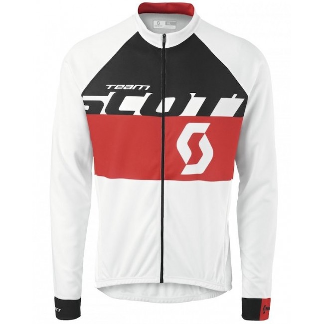 2015 Team Scott Weiß/Schwarz/Rot Radtrikot Langarm Radtrikot Kaufen 2015 Team Scott Weiß/Schwarz/Rot Radtrikot Langarm Radtrikot Kaufen