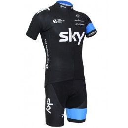 2015 Sky Radbekleidung Radtrikot Kurzarm und Fahrradhosen Kurz Radtrikot Kaufen
