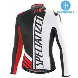 2015 Specialized Schwarz/Weiß/Rote Fahrradtrikot Langarm Radtrikot Kaufen