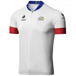 2015 Tour De France Radtrikot Kurzarm Weiß Radtrikot Kaufen