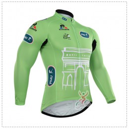 2015 Tour de France Fahrradtrikot Langarm vert Radtrikot Kaufen