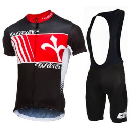 WILIER 2015 schwarz rot Fahrradbekleidung Satz Fahrradtrikot Kurzarm Trikot und Kurz Trägerhose schwarz Radtrikot Kaufen