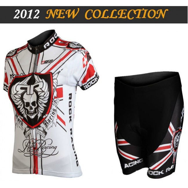 2012 Damen rock racing Radbekleidung Radtrikot Kurzarm und Fahrradhosen Kurz Radtrikot Kaufen 2012 Damen rock racing Radbekleidung Radtrikot Kurzarm und Fahrradhosen Kurz Radtrikot Kaufen