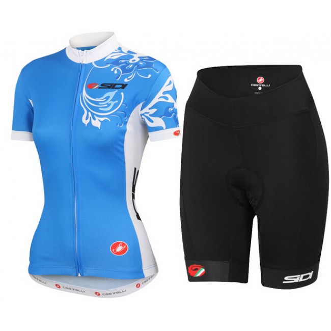 2015 SIDI Damen blau Radbekleidung Radtrikot Kurzarm und Fahrradhosen Kurz Radtrikot Kaufen 2015 SIDI Damen blau Radbekleidung Radtrikot Kurzarm und Fahrradhosen Kurz Radtrikot Kaufen