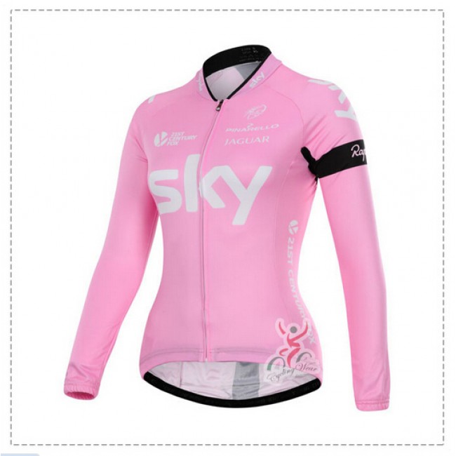 2015 Sky Damen Fahrradtrikot Langarm Radtrikot Kaufen 2015 Sky Damen Fahrradtrikot Langarm Radtrikot Kaufen