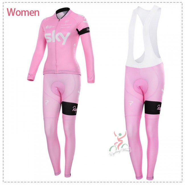 2015 Damen Sky Fahrradbekleidung Radtrikot Satz Langarm und Lange Fahrradhose Radtrikot Kaufen 2015 Damen Sky Fahrradbekleidung Radtrikot Satz Langarm und Lange Fahrradhose Radtrikot Kaufen