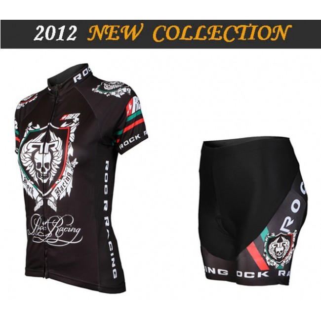 2012 Damen rock racing Radbekleidung Radtrikot Kurzarm und Fahrradhosen Kurz Radtrikot Kaufen 2012 Damen rock racing Radbekleidung Radtrikot Kurzarm und Fahrradhosen Kurz Radtrikot Kaufen