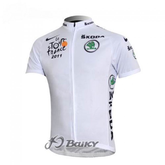 2011 Tour de France Radtrikot Kurzarm Weißen Trikots Radtrikot Kaufen 2011 Tour de France Radtrikot Kurzarm Weißen Trikots Radtrikot Kaufen