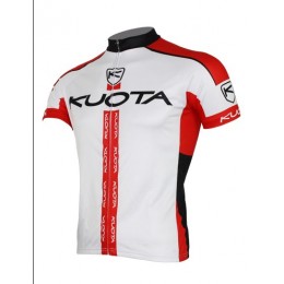 2013 KUOTA Radtrikot Kurzarm Weiß Rot Radtrikot Kaufen