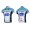 2012 Omega Pharma-Quick Step Radtrikot Kurzarm Weiß Blau Radtrikot Kaufen