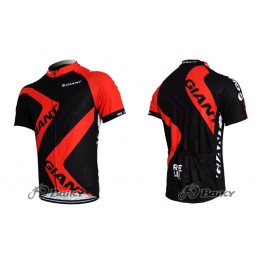 2012 Giant Ride Life Radtrikot Kurzarm Schwarz Rot Radtrikot Kaufen