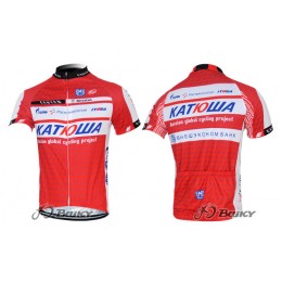 2012 Katusha Russland Radtrikot Kurzarm Rot Radtrikot Kaufen