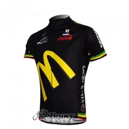 McDonald Legea Pro Team Radtrikot Kurzarm Schwarz Radtrikot Kaufen