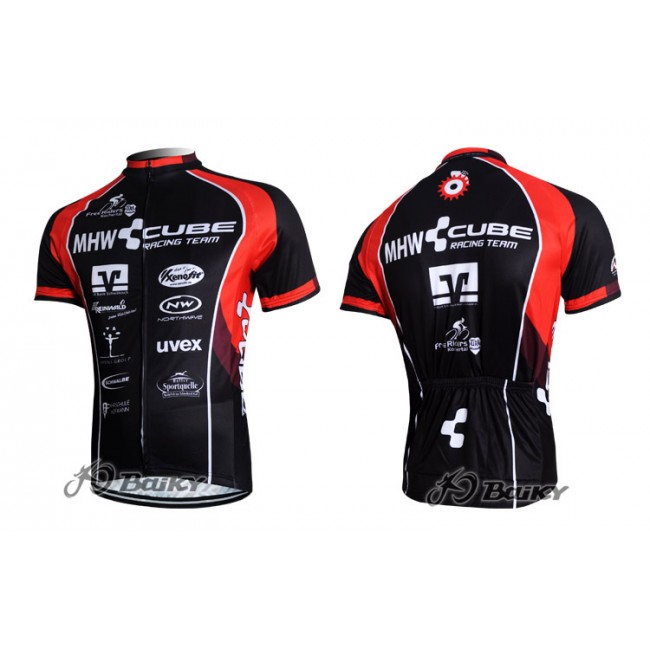 2012 MHW Cube Racing Team Radtrikot KurzarmRot Schwarz Radtrikot Kaufen 2012 MHW Cube Racing Team Radtrikot KurzarmRot Schwarz Radtrikot Kaufen