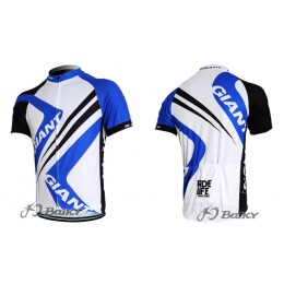 2012 Giant Ride Life Radtrikot Kurzarm Weiß Blau Radtrikot Kaufen