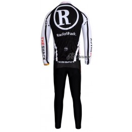 RadioShack Trek Nissan Livestrong Fahrradtrikot Langarm Weiß Schwarz Gelb Radtrikot Kaufen