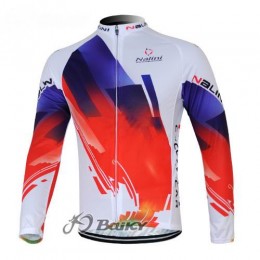 Nalini Pro Team Fahrradtrikot Langarm Rot Weiß Radtrikot Kaufen