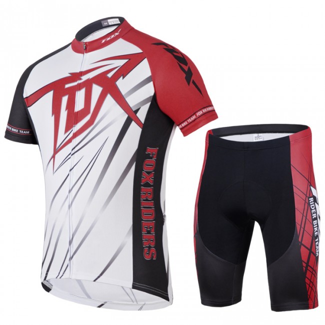 2014 Fox Bike Team Radbekleidung Radtrikot Kurzarm und Fahrradhosen Kurz Weiß Rot Radtrikot Kaufen 2014 Fox Bike Team Radbekleidung Radtrikot Kurzarm und Fahrradhosen Kurz Weiß Rot Radtrikot Kaufen