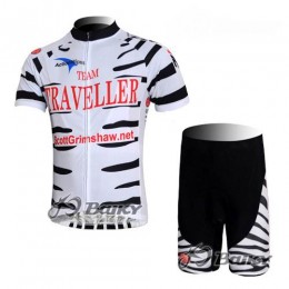 Team Traveller Kinetic Koffee Radbekleidung Radtrikot Kurzarm und Fahrradhosen Kurz Weiß Schwarz Radtrikot Kaufen