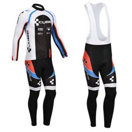 2013 Cube Fahrradbekleidung Radtrikot Satz Langarm und Lange Trägerhose Radtrikot Kaufen