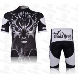 2012 Ghost Wolf Radbekleidung Radtrikot Kurzarm und Fahrradhosen Kurz Radtrikot Kaufen