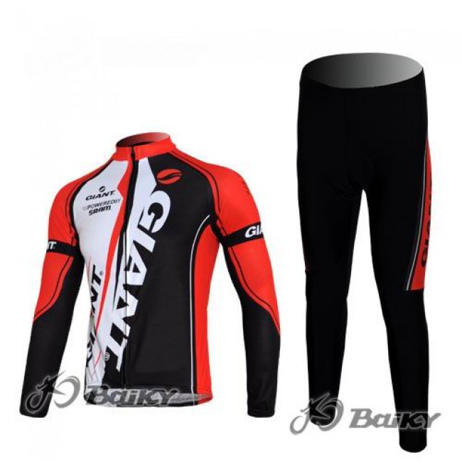 Giant Sram Pro Team Fahrradbekleidung Radtrikot Satz Langarm und Lange Fahrradhose Rot Weiß Schwarz Radtrikot Kaufen Giant Sram Pro Team Fahrradbekleidung Radtrikot Satz Langarm und Lange Fahrradhose Rot Weiß Schwarz Radtrikot Kaufen