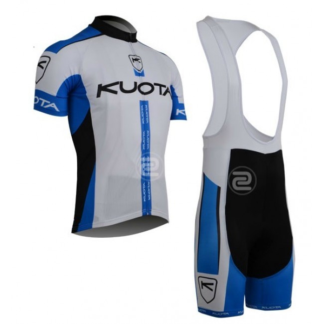 2013 KUOTA Fahrradbekleidung Satz Fahrradtrikot Kurzarm Trikot und Kurz Trägerhose Weiß Blau Radtrikot Kaufen 2013 KUOTA Fahrradbekleidung Satz Fahrradtrikot Kurzarm Trikot und Kurz Trägerhose Weiß Blau Radtrikot Kaufen
