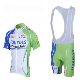 2013 Liquigas Cannondale Pro Team Fahrradbekleidung Satz Fahrradtrikot Kurzarm Trikot und Kurz Trägerhose Grün Radtrikot Kaufen