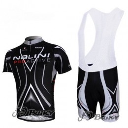 Nalini Pro Team Fahrradbekleidung Satz Fahrradtrikot Kurzarm Trikot und Kurz Trägerhose Schwarz Radtrikot Kaufen