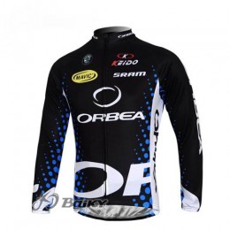 Orbea Pro Team Fahrradtrikot Langarm Schwarz Blau Radtrikot Kaufen