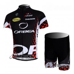 Orbea Pro Team Radbekleidung Radtrikot Kurzarm und Fahrradhosen Kurz Schwarz Blau Radtrikot Kaufen