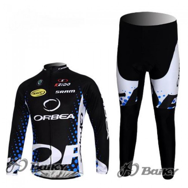 Orbea Pro Team Fahrradbekleidung Radtrikot Satz Langarm und Lange Fahrradhose Schwarz Blau Radtrikot Kaufen Orbea Pro Team Fahrradbekleidung Radtrikot Satz Langarm und Lange Fahrradhose Schwarz Blau Radtrikot Kaufen